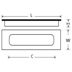 Tay nắm âm tủ GHA-66