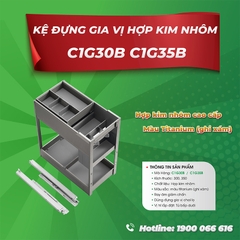KỆ ĐỰNG GIA VỊ CHAI LỌ C1G30B, 35B, 40B