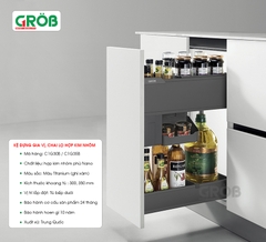 KỆ ĐỰNG GIA VỊ CHAI LỌ C1G30B, 35B, 40B