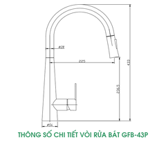 Vòi rút GFB304-43P