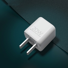 Cốc sạc nhanh 2 cổng Pisen KPQ201 mini - hỗ trợ USB QC 3.0 và TypeC PD 20W