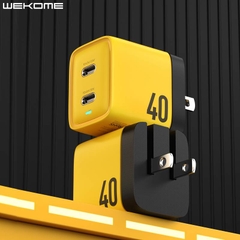 Cốc sạc nhanh Wekome Gan WP-U128 PD 40W 2C