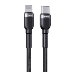 Cáp USB-C to Lightning Pisen Quick 3A Braided 1m LS-CLPD05-1000