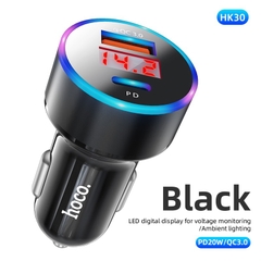 Cốc Sạc Xe Hơi Hoco HK30