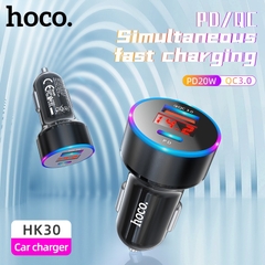 Cốc Sạc Xe Hơi Hoco HK30