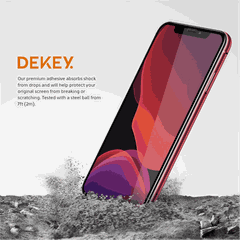 Miếng dán cường lực Dekey 3D Master Glass Deluxe iPhone