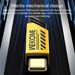 Cáp sạc 2 in 1 Wekome WDC-189 sạc nhanh 2 thiết bị cùng lúc.