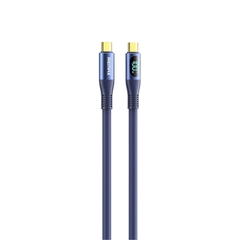 Cáp sạc type-C to type-C Remax RC-C032 hỗ trợ PD 100W có LCD báo dòng sạc