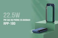 Pin dự phòng  20.000 mAh  22.5W Remax RPP-180