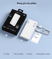 Sạc dự phòng Pisen Quick SuperS 10000mAh 18W LS-DY09