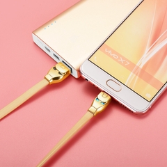 Cáp Sạc Nhanh Hoco U14 Micro USB có đèn báo 1m2 2.4A