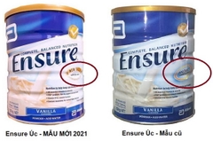 Sữa Bột Ensure Úc 850G Chính Hãng
