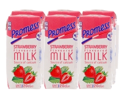 Sữa Tươi Promess Hương Dâu 200ml