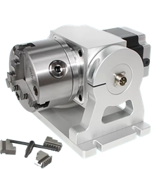 Trục thứ tư CNC (Đầu chia độ – Trục quay A) mâm cặp 3 chấu HT90-10-100A