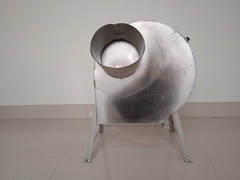 Khung máy xay chuối inox cửa xả xuống+ dao