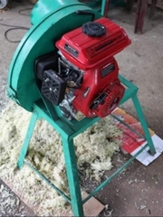 Máy băm chuối mịn động cơ xăng 6.5HP + dao sơ cua xịn