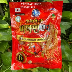 1 BỊCH KẸO NGẬM HỒNG SÂM HÀN QUỐC THƠM MIỆNG 200GR