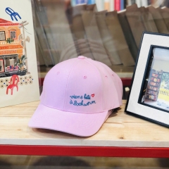 NÓN LƯỠI TRAI THÊU LOGO Mũ hồng BW- Pink Cap