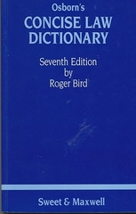 Osborn's Concise Law Dictionary