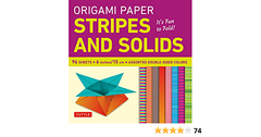 Origami Paper Stripes And Solids