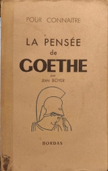 La Pensee de Goethe