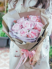 Bó hoa Fancy - Baby Pink