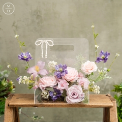 Lẵng Tam Giác Crystal - Amethyst