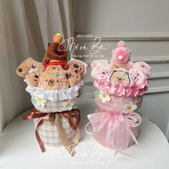 Bó Hoa Gấu Nhồi Bông Dễ Thương