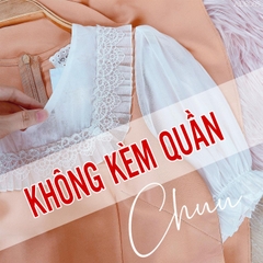 Áo Dài Pha tơ cổ V AD8085 (áo lẻ)