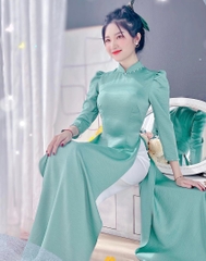Áo Dài Lụa Ướt 3P Ngọc AD8006