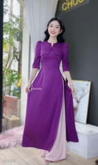Áo Dài Đô Lượn Sóng AD8070 (áo lẻ)