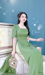 Áo Dài Ngọc Châu Lụa Ướt AD8091 (áo lẻ)