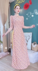 Áo Dài TL Nơ Vuông AD8100 (áo lẻ)
