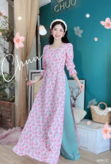 Áo Dài Xốp Tay Chun AD9122 (áo lẻ)