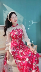 Áo Dài Hoa Chinadoll AD9123 (áo lẻ)