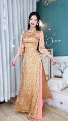 Áo Dài Hoa Chinadoll AD9123 (áo lẻ)