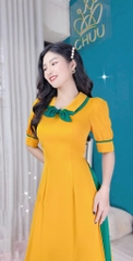 Áo Dài Cổ Đôi AD9144 (áo lẻ)