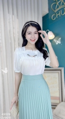Áo Lụa Hanbok Thêu A9329