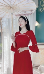 Áo Dài Tay Loe Kim Cương AD9160 (áo lẻ)