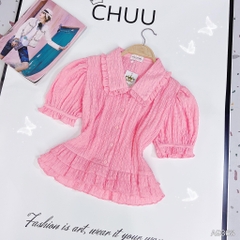 Áo Sơ Mi Xếp Chỉ Chân Bèo A9363