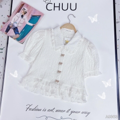 Áo Sơ Mi Xếp Chỉ Chân Bèo A9363
