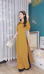 Áo Dài Vạt Thủy Thủ Nơ AD8043 (áo lẻ)