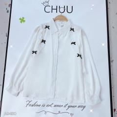 Áo Sơ Mi 6 Nơ Ngọc A9450