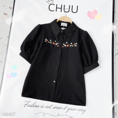 Áo Thêu Cổ Xương Rồng A9407