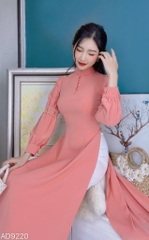 Áo Dài Cổ Tàu Ren Tay Nối AD9220