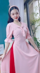 Áo Dài Nơ Student AD9212 (áo lẻ)