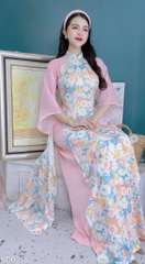 Áo Dài Tay Voan Tam Giác AD9218 (áo lẻ)