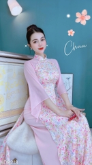 Áo Dài Tay Voan Tam Giác AD9218 (áo lẻ)
