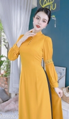 Áo Dài Cổ Tàu Ren Tay Nối AD9220 (áo lẻ)