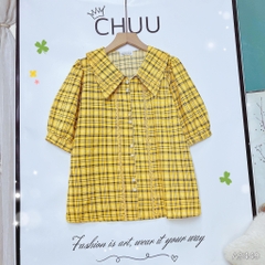 Áo Caro Lụa Thêu Hoa